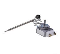 Standard 3/8 for mpt Deep Fryer Thermostat Single Unit Standard | for premium metal build, silver finish, rust resistant, long lifespan, heavy duty use