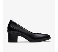 (Standard, 4 (Adults')) Shaya Poppy Black Leather