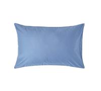 HOMESCAPES Premium 1000 TC Egyptian Cotton Sateen Weave Housewife Pillowcase, Standard Size - Air Force Blue