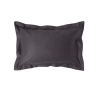 (Standard - 48 x 74 cm, Dark Grey) Egyptian Cotton Oxford Pillowcase 1000 Thread Count