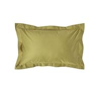 (Standard - 48 x 74 cm, Olive) Egyptian Cotton Oxford Pillowcase 1000 Thread Count