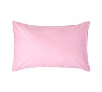 (Standard - 48 x 74 cm, Pink) Egyptian Cotton Pillow Case 200 TC Equivalent 400 Thread Count