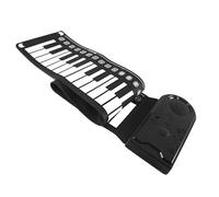 Standard 49 Keys Roll Up Piano Foldable Portable Hand Roll Piano Keyboard Instrument With Built-in Loudspeaker Keyboard Piano for Beginner