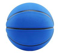 Standard 5/6/7 Basketball, Non-Slip And Wear-Resistant Microfiber Suede, No Logo Ball, Suitable for Indoor And Outdoor Training And Competition, Suitable As A Signature, Gift,blue black edge,No. 6