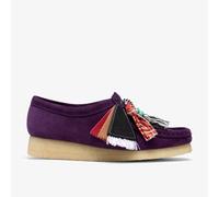(Standard, 6.5 (Adults')) Wallabee. Damson Suede