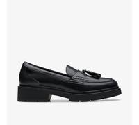 (Standard, 6 (Adults')) Lauryl Tassel Black Leather