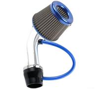 Standard 76mm Cold Air Intake Kit with 3 Inch Aluminum Pipe and Mushroom Head Filter to Boost Engine Combustion and Power Output (J)