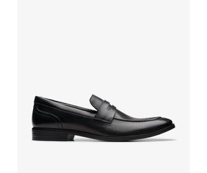 (Standard, 8.5 (Adults')) Brandon Step Black Leather
