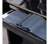 Standard 88 Keys Piano Keyboard Dust Cover For All 88 Key Piano Or Soft Keyboard Keyboard Cover Accessories 126×18cm,Easy-Care Tech Fabric, Simply Wipe to Clean(Blue)