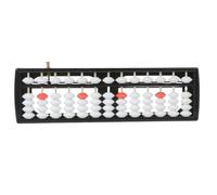 Standard Abacus, Educational Learning Math Leaning Supply With Reset Button 13 Rows 5 Beads Plastic(Black)