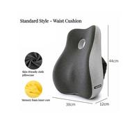 (Standard Back) Memory Foam Waist Cushion Massage Back Orthopedic Pillow Lumbar Office