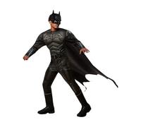 (Standard, Black) Batman Mens Deluxe Costume