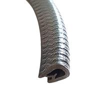 Standard black rubber car edge protective trim 14mm x 8.5mm FITS 1mm - 3mm