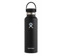 Standard bottle Hydro Flask mouth with stainless steel cap 21 oz Black One size