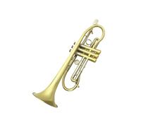Standard Brass Advanced custom-made professional trumpet Bb brass gold-plated surface professional musical instrument with box