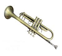 Standard Brass Advanced professional antique silver body imported piston trumpet