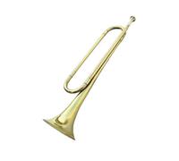 Standard Brass Antique Style BB Brass Trooper Instrument Play Portable Trumpet for Band Beginners Kids Orchestra Party