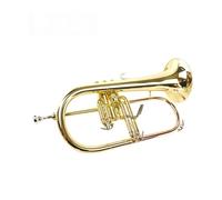 Standard Brass B-flat key instrument three-key trumpet instrument professional playing basic gold
