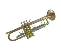 Standard Brass B flat phosphor bronze three-color trumpet instrument grade examination performance band