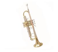 Standard Brass B-flat three-note trumpet instrument beginner performance test professional band drum and horn team brass wind instrument