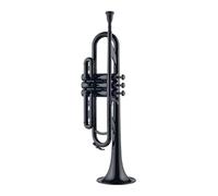 Standard Brass B flat trumpet for beginners to take the wind band cool style black