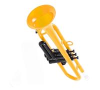 Standard Brass B-flat yellow plastic trumpet instrument for beginners general professional students to play