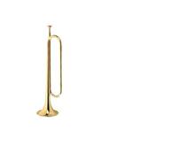 Standard Brass Basic gold lacquered trumpet instrument with 7C labor-saving mouthpiece B flat trumpet for beginners