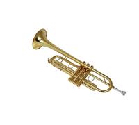 Standard Brass BB trumpet B flat copper silver-plated professional trumpet leather case musical instrument