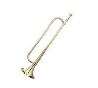 Standard Brass Beginner Spanish horn brass trumpet orchestra horn with mouthpiece instrument