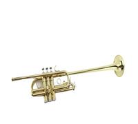Standard Brass Beginner to learn to play Western trumpet instrument B flat three-tone trumpet instrument church trumpet