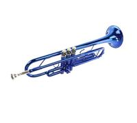 Standard Brass Beginner's Western wind instrument blue trumpet instrument