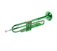 Standard Brass Beginner's Western wind instrument green trumpet instrument