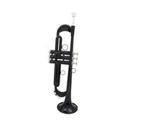 Standard Brass Black large diameter trumpet trumpet Bb flat horn exquisite brass instrument trumpet box mouthpiece