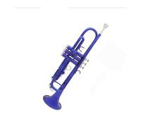 Standard Brass Blue suit with accessories trumpet exquisite brass instrument box mouthpiece Bb flat horn
