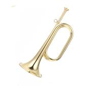 Standard Brass Brass horn call trumpet brass cavalry trumpet with mouthpiece suitable for school band