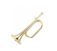 Standard Brass Brass horn call trumpet brass cavalry trumpet with mouthpiece suitable for school band brass instruments