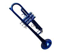 Standard Brass Brass trumpet instrument beginners test blue color B flat band performance