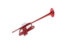Standard Brass Ceremony trumpet in Bb key trumpet instrument Ceremony trumpet wind instrument with bright red surface