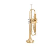 Standard Brass Entry-level B-flat trumpet instrument for band students taking exams for beginners