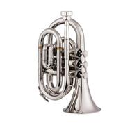 Standard Brass Exquisite and durable musical instrument pocket trumpet Bb flat mouth (Color : 1)