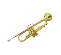 Standard Brass Flat three-note trumpet for beginners to play in a band phosphor bronze blowpipe trumpet