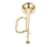 Standard Brass Gold trumpet brass flat instrument silver mini pocket trumpet flat mouth brass wind instrument