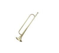 Standard Brass Gold trumpet flag gloves with large bell mouth B-key electroplated student trumpet