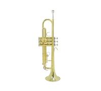 Standard Brass Golden Bb flat horn with accessories exquisite brass instrument trumpet trumpet with box mouthpiece