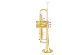 Standard Brass Golden professional playing B flat beginner trumpet instrument brass