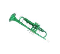 Standard Brass Green large diameter trumpet Bb flat horn exquisite brass instrument trumpet box mouthpiece