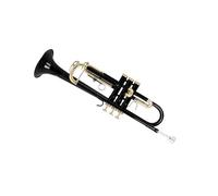 Standard Brass New black large diameter trumpet trumpet Bb flat horn exquisite brass instrument trumpet box mouthpiece