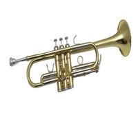 Standard Brass New brass beginner's C key trumpet instrument professional performance test for beginners