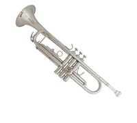 Standard Brass Nickel-plated B-flat trumpet instrument for beginners to take the test and play a general-purpose trumpet instrument