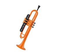 Standard Brass Orange plastic trumpet instrument brass instrument B flat beginner grade examination professional performance